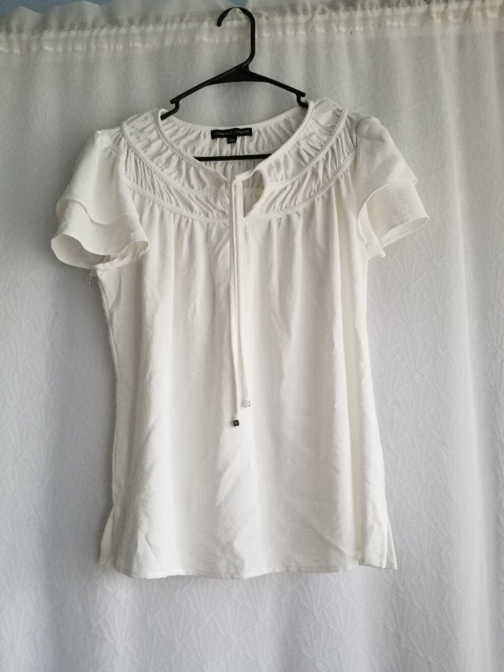 Adrienne Vittadini Peasant Style Blouse Size Large